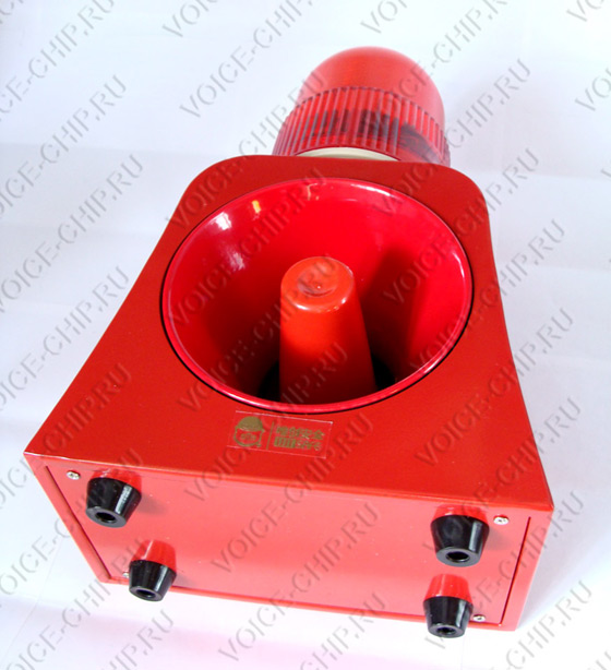 Промышленный свето-звуковой маяк со встроенным аккумулятором VS-504A для предупреждения и оповещения, нижняя панель с ножками